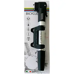 Насос ручний для велосипеда Good Bike Nefful AV, FV, DV в алюмінієвому корпусі (92517-IS) - мініатюра 3