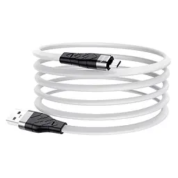 Кабель Hoco X53 Pisces Cable USB to MicroUSB 2,4A 1m White