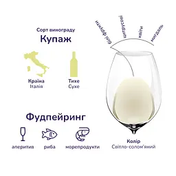 Вино I Castelli Soave, біле, сухе, 0,75 л, 12% (522652) - мініатюра 7