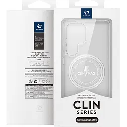 Чохол Dux Ducis Clin Mag with MagSafe для Samsung Galaxy S25 Ultra Transparent [134548] - мініатюра 5