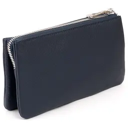 Місткий клатч на два відділення жіночий ST Leather 19248 синій - мініатюра 2