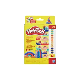 Пластилін Hasbro Play-Doh 12 баночок (G0519) - мініатюра 1