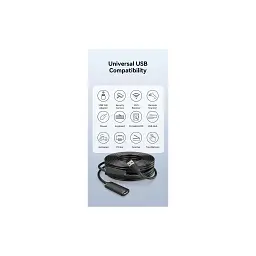 Дата кабель USB 2.0 AM/AF 10.0m Active black Vention (CBKBL) - мініатюра 8