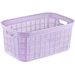 Кошик для білизни AKAY 35л фіолетовий "JUTE" AK 581