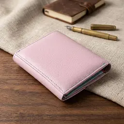 Гаманець для жінок середнього розміру з натуральної шкіри ST Leather 19495 ліловий - мініатюра 4