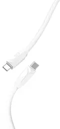 USB Кабель XO NB-Q233B Type-C-Type-C 60W 3A 1.0m Білий