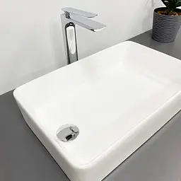 Умивальник VBI Velletri white накладний VBI-015900, Білий - мініатюра 5