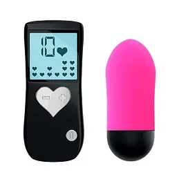 Віброяйце Love To Love Cry Baby Pink, 8 см (рожево-чорний)