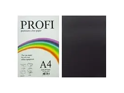 Папір кольоровий PROFI А4/80г Intense Black (чорний) поштучно