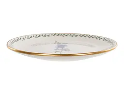 Тарілка Alba ceramics Flower, 26 см, біла з синім (769-035) - мініатюра 2