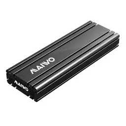 Кишеня зовнішня Maiwo, Black, M.2, Type-C 3.1 Gen2, 1xM.2 NVMe, формат 2230/2242/2260/2280, алюмінієвий корпус (K1686P)