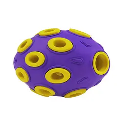 Іграшка для собак BronzeDog Jumble Airball 12 см фіолетово-жовтий - мініатюра 5