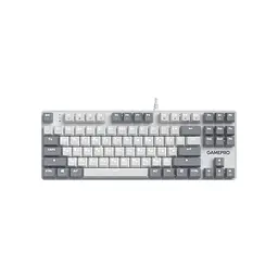 Клавіатура GamePro Genesis Metallic MK110W Outemu Red Switch USB UA White (MK110W) - мініатюра 1