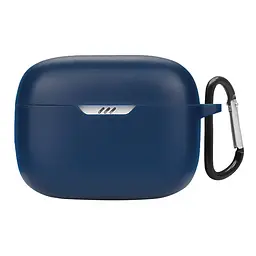 Силіконовий чохол для навушників JBL Tune 235 NC, Hang Case, синій, ультратонкий захисний кейс товщиною 2 мм, захист від подряпин, пилу та ударів, компактний, з карабіном для кріплення, ArmorStandart (ARM80436)