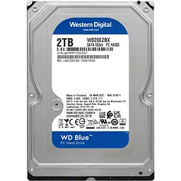 Жорсткий диск 3.5" Western Digital Blue 2 TB SATA 256 MB [Western Digital20EZBX] [141082] - мініатюра 3