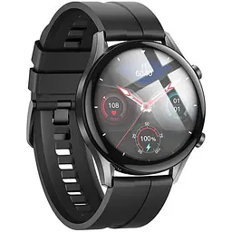 Розумний годинник HOCO Y7 Track HeartRate IP68 чорний - мініатюра 3
