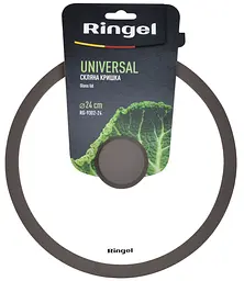Кришка Ringel Universal silicone скляна з силіконовим обідком 24 см (RG-9302-24) - мініатюра 2