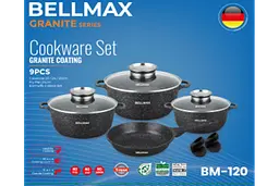 Набір посуду 9 предметів Bellmax Cookware Set BM-120 - мініатюра 7