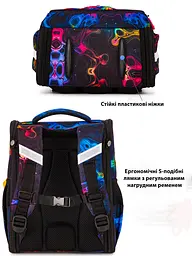 Ортопедичний шкільний рюкзак (ранець) School Standard 6 в 1 для дівчинки 570 гр 14,5 літрів Різнобарвний - мініатюра 7