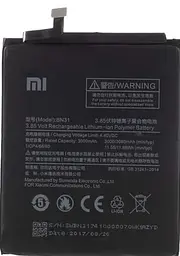 Аккумулятор оригінал Xiaomi BN31 Mi A1/ Mi5X/ Redmi Note 5A/ Redmi Note 5A Pro - мініатюра 2