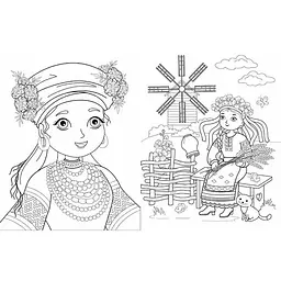 Велика книга розмальовок Україна 1736020 64 сторінки - мініатюра 4