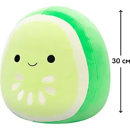 М'яка іграшка Squishmallows Огірок Кармайкл 30 см зелений (SQCR06626) - мініатюра 6