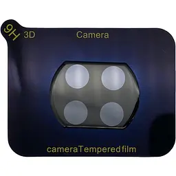 Захисне скло на камеру DK 3D Color Glass для Xiaomi Redmi Note 9 Pro 5G 012766 black