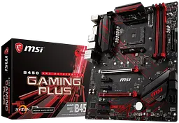 Материнська плата MSI B450 Gaming Plus Socket AM4 (B450 GAMING PLUS) Б/В - мініатюра 1