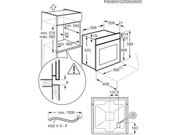 Духова шафа Electrolux EOF3H40BW - мініатюра 9
