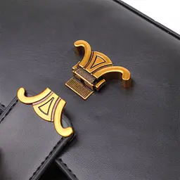 Жіноча елегантна сумка з екошкіри Vintage s_15149 чорна - мініатюра 3