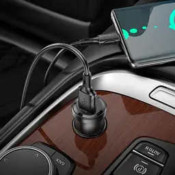 Адаптер автомобільний Borofone Noble single-port Car charger BZ23 |1USB, 18W/3A, QC3.0| - мініатюра 3