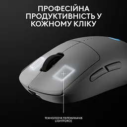 Миша бездротова Logitech G Pro 2 Lightspeed White (910-007302) - мініатюра 5