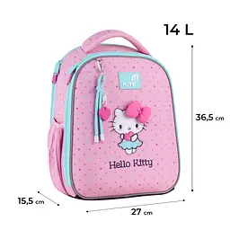 Рюкзак для початкової школи Kite Education каркасний 555 HK-1 Рожевий (HK26-555S-1) - мініатюра 3