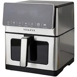 Аерофритюрниця Sokany SK-10113 з великою чашею 10 л корпус із нержавіючої сталі  2200 Вт