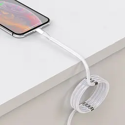 Кабель SuperCalla Lightning на магнітах White (vol-773) - мініатюра 6