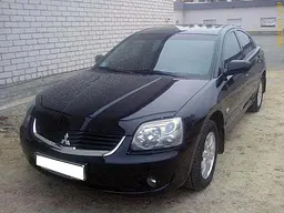 Дефлектор капоту мухобійка для Mitsubishi Galant 2003-2008 /до ресталинга