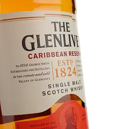 Віскі The Glenlivet Caribbean Reserve Single Malt Scotch Whisky 40% 0.7 л - мініатюра 4