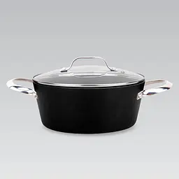 Каструля з кришкою Maestro MR-4428 28 см 5.8 л чорна - мініатюра 2