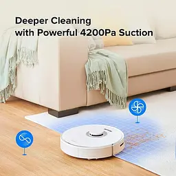 Робот-пилосос RoboRock Q7+ (plus) білий - мініатюра 7