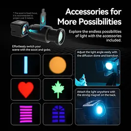 Відеосвітло Ulanzi Vijim L3 RGB COB Fill Light (UV-L052GBB1 L3 RGB) (L052GBB1) - мініатюра 9