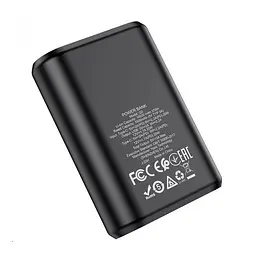 Акумулятор зовнішній Hoco Q3 Pro 22.5 W 10000 mAh мінібатерея чорна - мініатюра 2