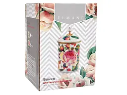 Банка для сипучих продуктів Elmani з кришкою,12х16 см, 150 мл (763-002) - мініатюра 2