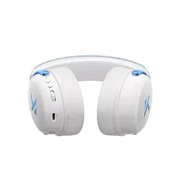 Навушники MCHOSE V9 Pro / Бездротова ігрова гарнітура / 2.4G / Bluetooth з мікрофоном / White Blue - мініатюра 5