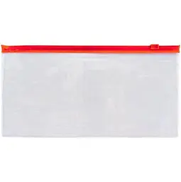 Папка-конверт DL на zip-lock блискавці червона 1409-24-A Axent