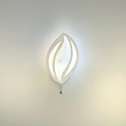 LED бра у формі пелюстки білого кольору Line F Арт. 2325/1 WT - мініатюра 3