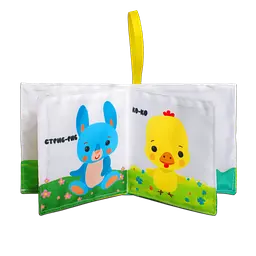 Мяка книжка-пищалка Книжковий Хмарочос 3352996823505 Різнокольоровий shop (3352996823505) - мініатюра 2