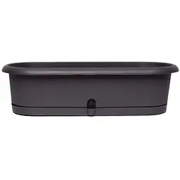 Горщик для кактусів Form-Plastic Лотос-40 5 л антрацит (0181-014)