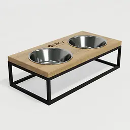 Hollky Base M — миски на підставці для середніх собак та великих котів (2 × 0,95 л) - мініатюра 6