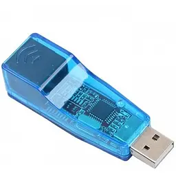 Мережевий адаптер перехідник Pix-Link USB LAN 001 мережна карта Blue (16157) - мініатюра 2