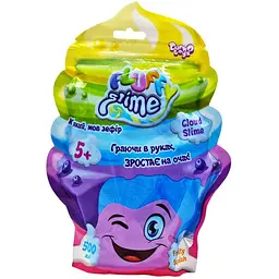 В'язка маса Danko Toys Fluffy Slime FLS-02-01U 500 мл синя